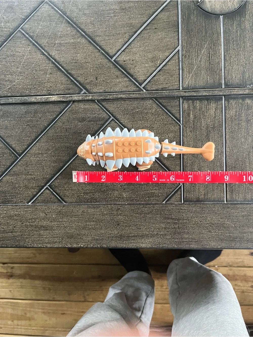 Lego Jurassic World  ankylosaurus figure Brown Spiked Tail dinosaur 6302321 htf